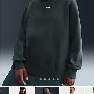 Nike Phoenix Crewneck & Sweats set in Seaweed (Dark green)